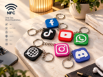 NFC Tag Keychain Tik Tok