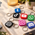 NFC Tag Keychain Tik Tok